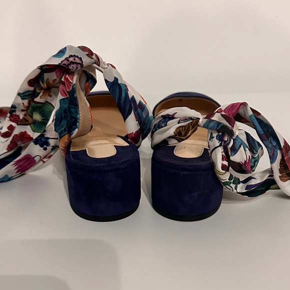 Super Rare - Christian Louboutin Nitadiva 35MM (1.3") Veau Velours/Crepe Verger - Picture 4 of 6